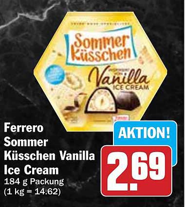 Ferrero Sommer Küsschen Vanilla Ice Cream