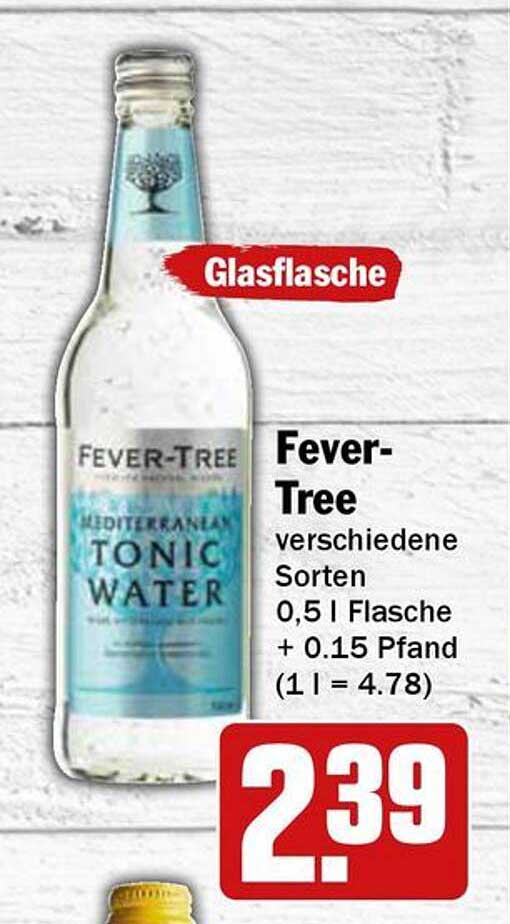 Fever-Tree Mediterranian Tonic Water 0,5 l Flasche
