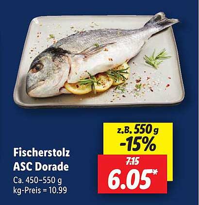 Fischertolz ASC Dorade - Frischer Genuss für Ihre Küche