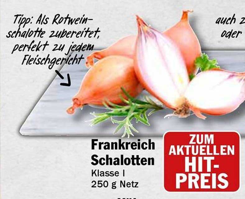 Frankreich Schalotten Klasse I 250 g Netz