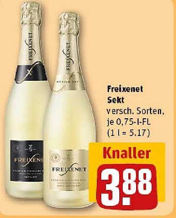 Freixenet Sekt verschiedene Sorten, je 0,75-l-Flasche