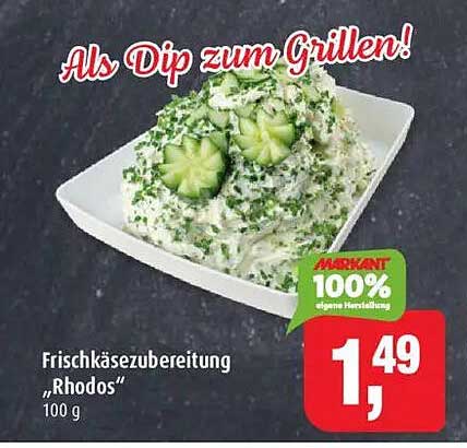 Frischkäsezubereitung „Rhodos“