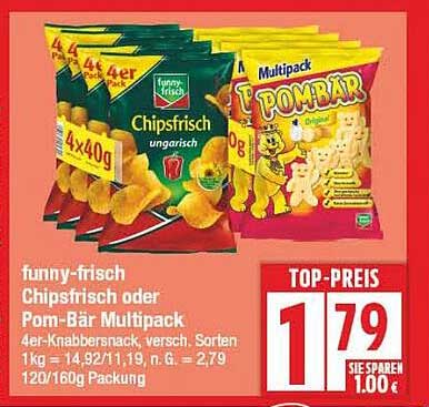 funny-frisch Chipsfrisch oder Pom-Bär Multipack