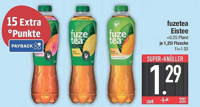 fuze tea Eistee 1,25l