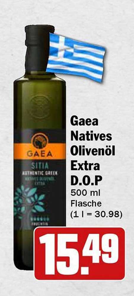 Gaea Natives Olivenöl Extra D.O.P 500 ml Flasche
