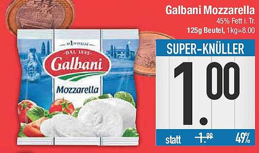 Galbani Mozzarella 125g
