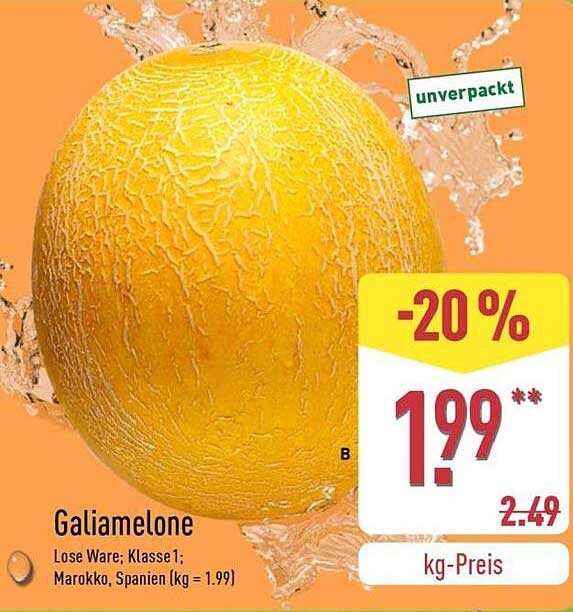 Galiamelone - Lose Ware, Klasse 1
