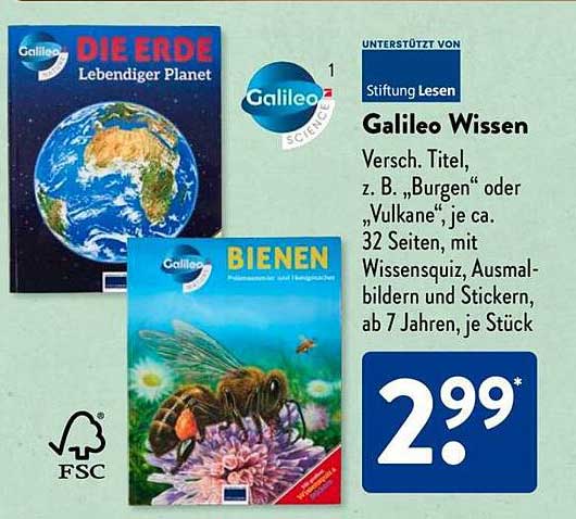 Galileo Wissen – Verschiedene Titel über die Erde und Bienen