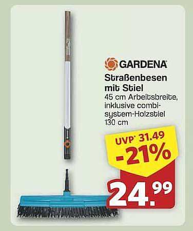 GARDENA Straßenbesen mit Stiel