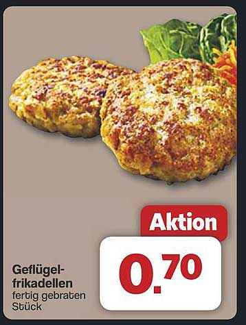 Geflügelfrikadellen - fertig gebraten Stück