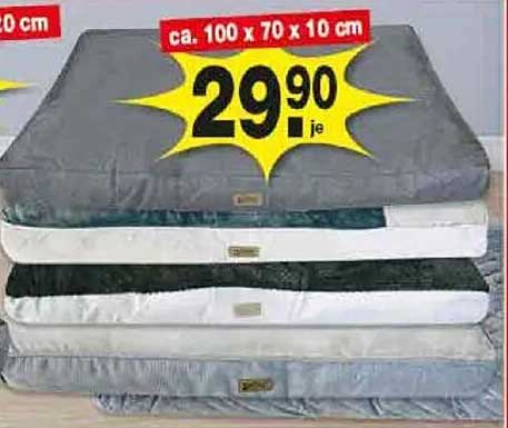 Gemütliche Schlafmatte – ca. 100 x 70 x 10 cm für nur 29,90