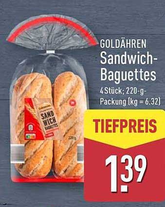 GOLDÄHREN Sandwich-Baguettes