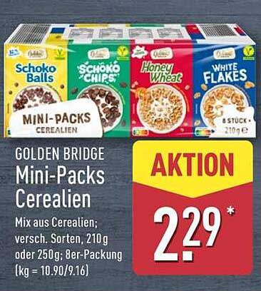 GOLDEN BRIDGE Mini-Packs Cerealien