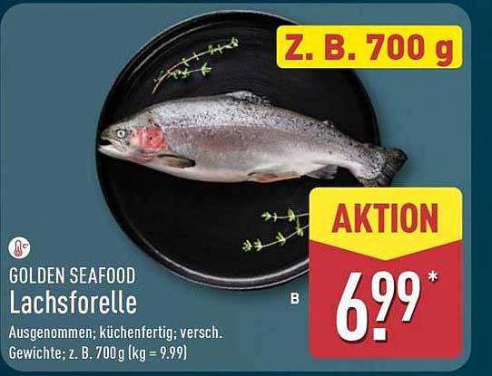 GOLDEN SEAFOOD Lachsforelle 700 g