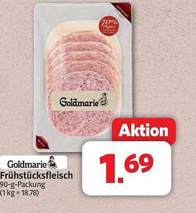 Goldmarie Frühstücksfleisch 90-g-Packung