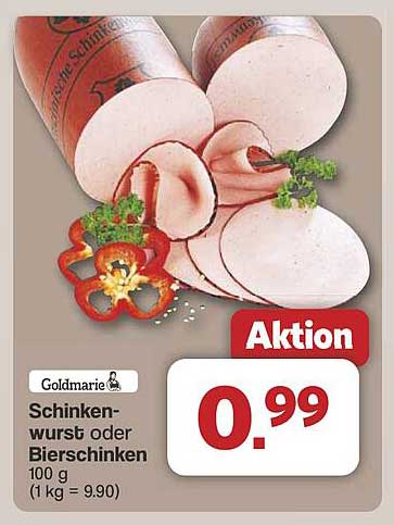 Goldmarie Schinkenwurst oder Bierschinken