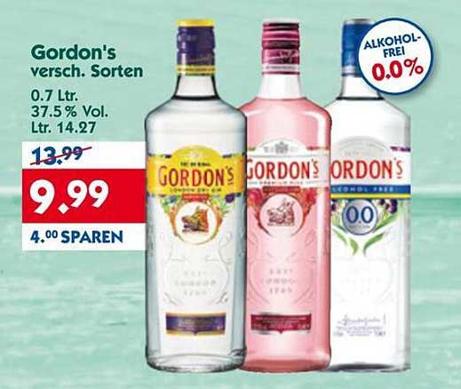 Gordon's London Dry Gin 0,7 Ltr.