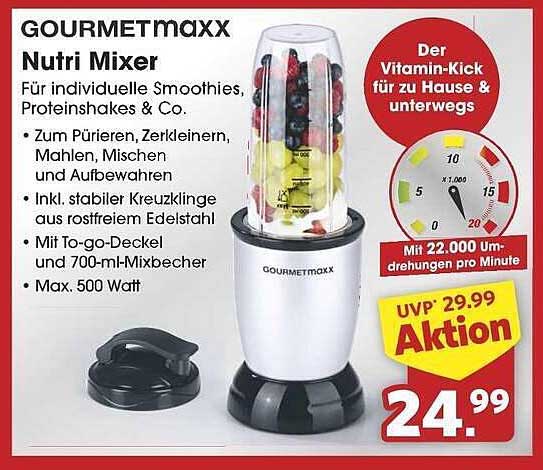 GOURMETmaxx Nutri Mixer