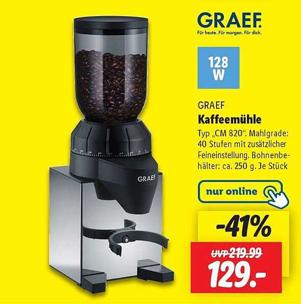 GRAEF Kaffeemühle Typ „CM 820“ - nur online