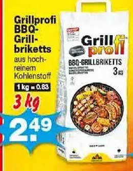 Grillprofi BBQ-Grillbriketts 3 kg