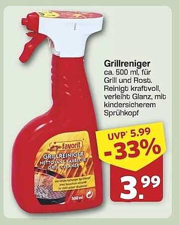Grillreiniger 500 ml von Favorit - Jetzt zum Sparpreis!