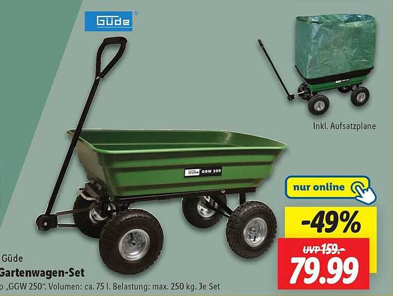 Güde Gartenwagen-Set
