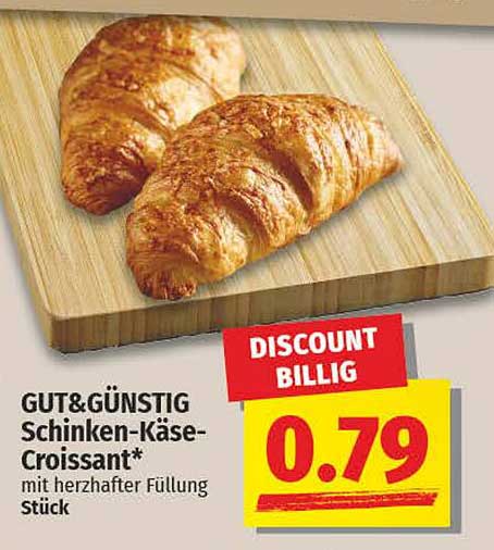 GUT&GÜNSTIG Schinken-Käse-Croissant*