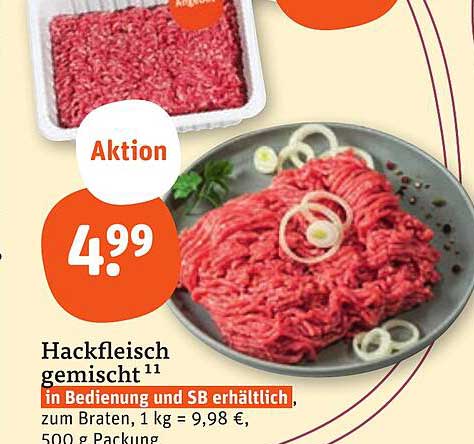 Hackfleisch gemischt 500 g – Aktionspreis!