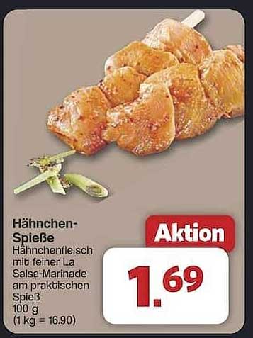 Hähnchen-Spieße mit feiner La Salsa-Marinade