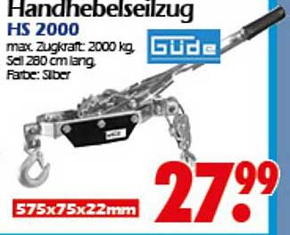 Handhebelseilzug HS 2000