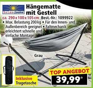 Hängematte mit Gestell