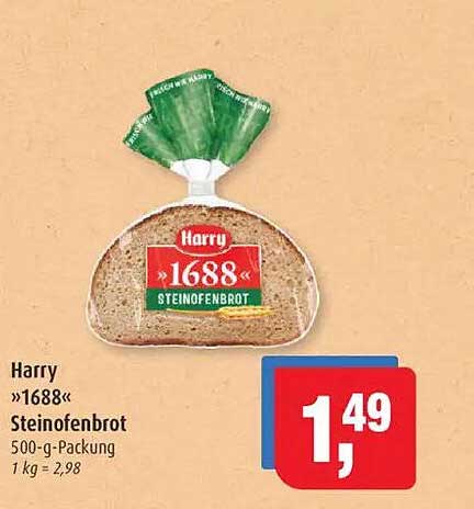 Harry »1688« Steinofenbrot 500-g-Packung