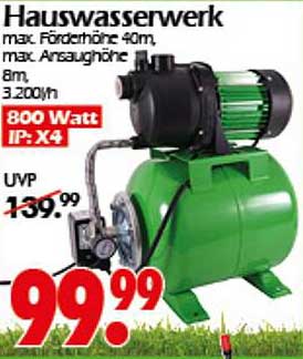 Hauswasserwerk 800 Watt