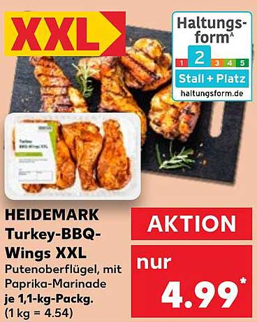 HEIDEMARK Turkey-BBQ-Wings XXL