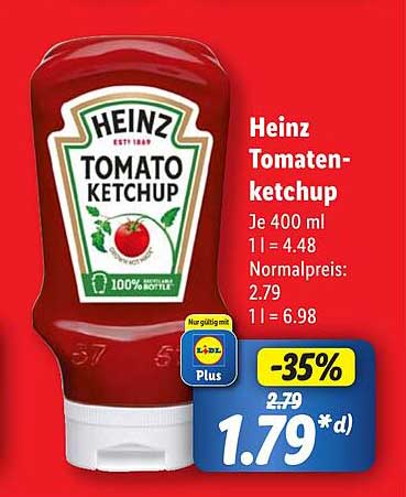 Heinz Tomatenketchup 400 ml