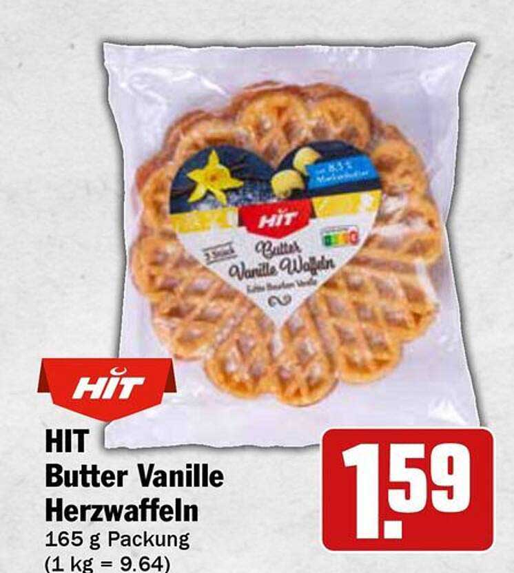 HIT Butter Vanille Herzwaffeln