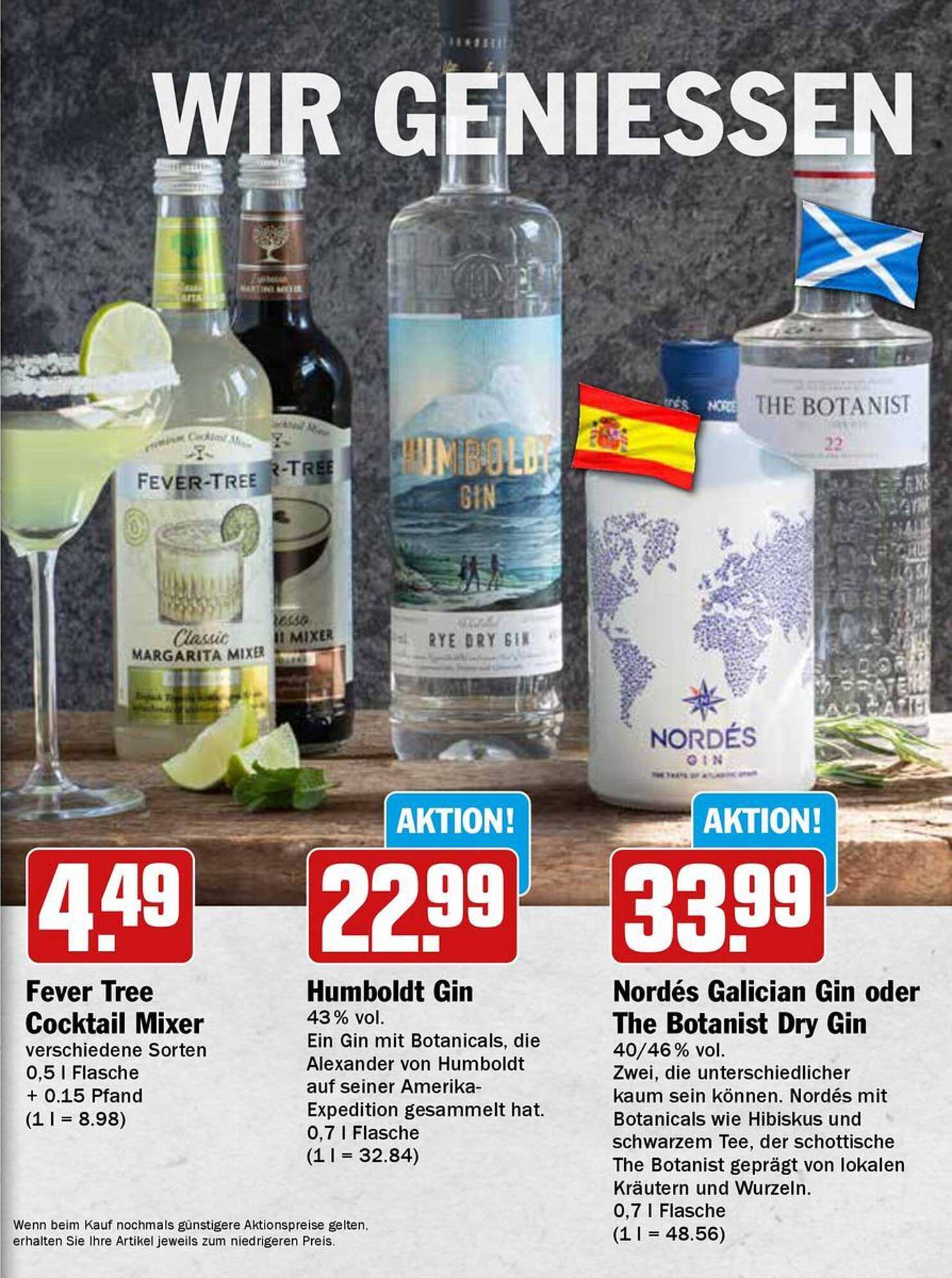Humboldt Gin 0,7 l - Aktion von 2025-05-19 bis 2025-06-14