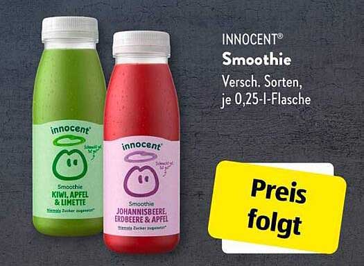 INNOCENT® Smoothie - Verschiedene Sorten, je 0,25-l-Flasche