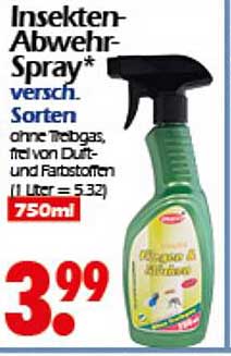 Insekten-Abwehr-Spray - versch. Sorten