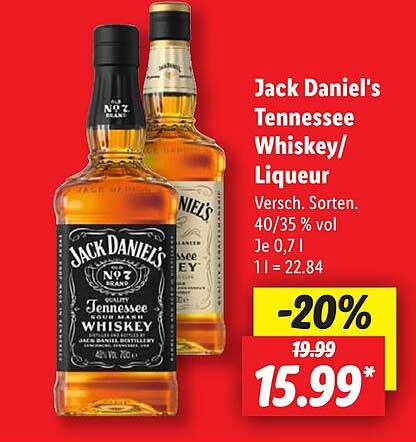 Jack Daniel's Tennessee Whiskey/Liqueur