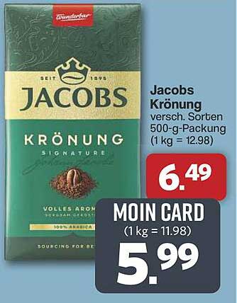 Jacobs Krönung Kaffee 500-g-Packung