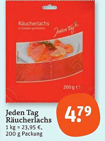 Jeden Tag Räucherlachs