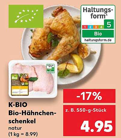 K-BIO Bio-Hähnchenschenkel natur