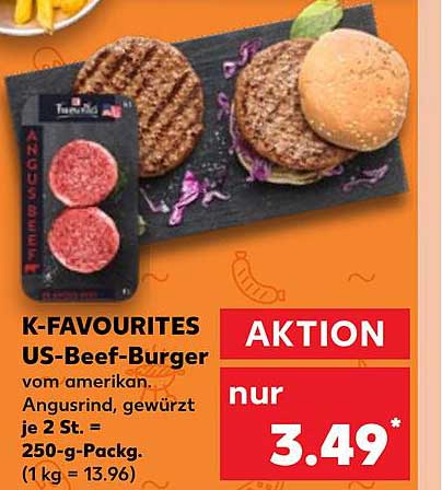 K-Favourites US-Beef-Burger