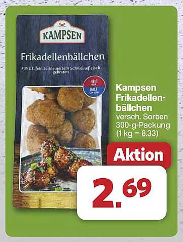 Kampsen Frikadellenbällchen 300-g-Packung