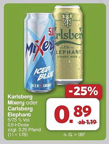 Karlsberg Mixery oder Carlsberg Elephant – Erfrischende Genussvielfalt!