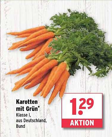 Karotten mit Grün* Klasse I, aus Deutschland, Bund