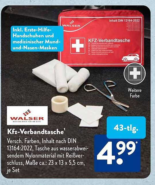KFZ-Verbandstasche 43-tlg.