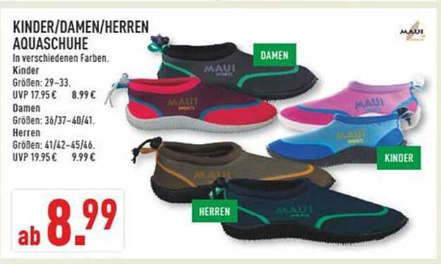KINDER/DAMEN/HERREN AQUASCHUHE – In verschiedenen Farben