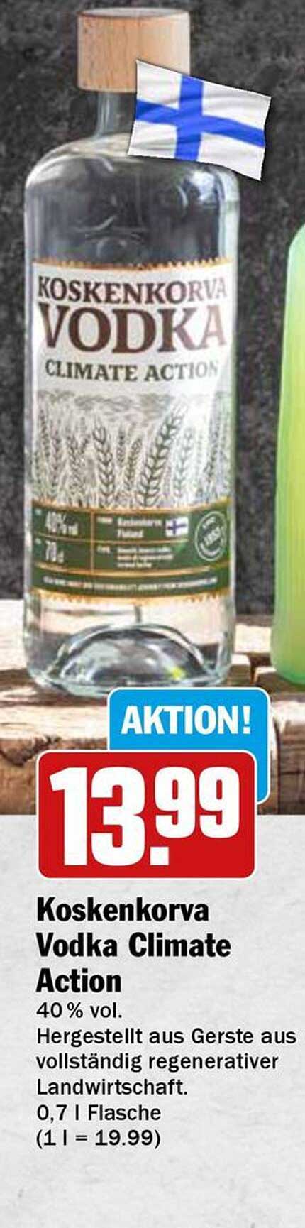 Koskenkorva Vodka Climate Action 0,7 l